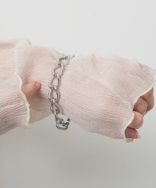 WEGO（ウィゴー）の「WEGO/ステンレスヘビーチェーンブレスレット（ブレスレット・メンズ・その他2/その他1/その他4/その他3・FREE）」の8枚目の写真