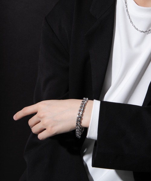 WEGO（ウィゴー）の「WEGO/ステンレスヘビーチェーンブレスレット（ブレスレット・メンズ・その他2/その他1/その他4/その他3・FREE）」の17枚目の写真