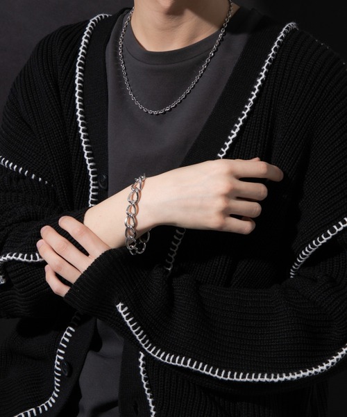 WEGO（ウィゴー）の「WEGO/ステンレスヘビーチェーンブレスレット（ブレスレット・メンズ・その他2/その他1/その他4/その他3・FREE）」の14枚目の写真