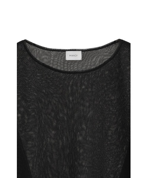 ポロシャツ ポロ MANOF/マノフ/DOUBLE LAYERED KNIT レディース セール】MANOF/マノフ/DOUBLE LAYERED KNIT（ポロシャツ