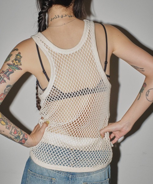 TODAYFUL（トゥデイフル）の「TODAYFUL Mesh Tank Top メッシュタンク