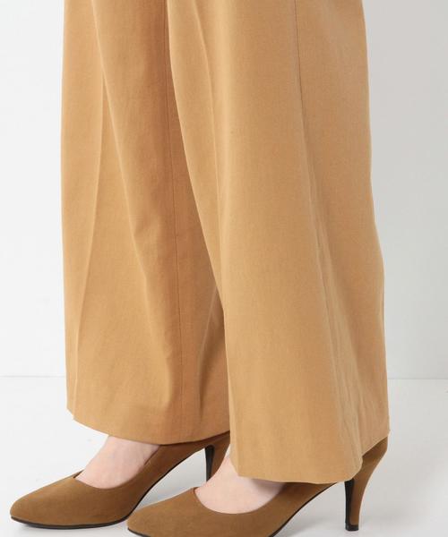 Another Edition(アナザーエディション)の「ハイウエストワイドパンツ/AEBC HI/W WIDE PT◆(その他パンツ・レディース・ベージュ/コバルトブルー/ブラウン/ダークグリーン・SMALL/MEDIUM)」の9枚目の写真