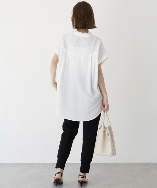 LAVEANGE(ラビアンジェ)の「ピンタックスリットジョガーパンツ(その他パンツ・レディース・ブラック/モカ・4L/3L/LL/L/M)」の12枚目の写真