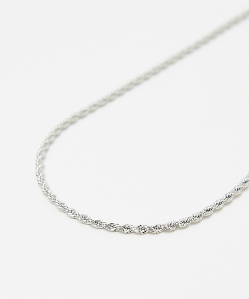 qualite（カリテ）の「スクリューチェーンネックレス（ネックレス・レディース・シルバー/ゴールド・フリー）」の4枚目の写真