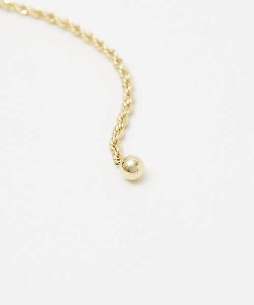 qualite（カリテ）の「スクリューチェーンネックレス（ネックレス・レディース・シルバー/ゴールド・フリー）」の9枚目の写真