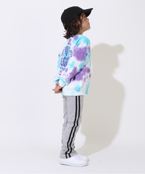 BABYDOLL(ベビードール)の「親子お揃い タイダイトレーナー 9144K(スウェット・キッズ・チェリーピンク/ターコイズブルー・80cm/90cm/110cm/100cm/120cm/130cm/140cm/150cm)」の17枚目の写真