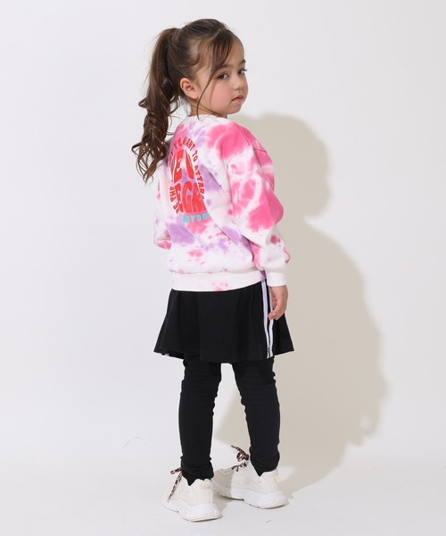 BABYDOLL(ベビードール)の「親子お揃い タイダイトレーナー 9144K(スウェット・キッズ・チェリーピンク/ターコイズブルー・80cm/90cm/110cm/100cm/120cm/130cm/140cm/150cm)」の14枚目の写真