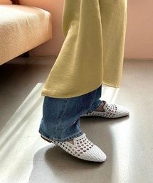 メッシュフラットパンプス 42102