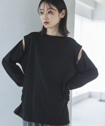 feepur | ショルダーカットアウトルーズロンT(Tシャツ/カットソー)