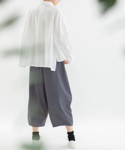 nop de nod(ノップドゥノッド)の「Pomme トロ サルエルパンツ(その他パンツ・レディース・ブラック/グレー/ダークグレー・3)」の20枚目の写真
