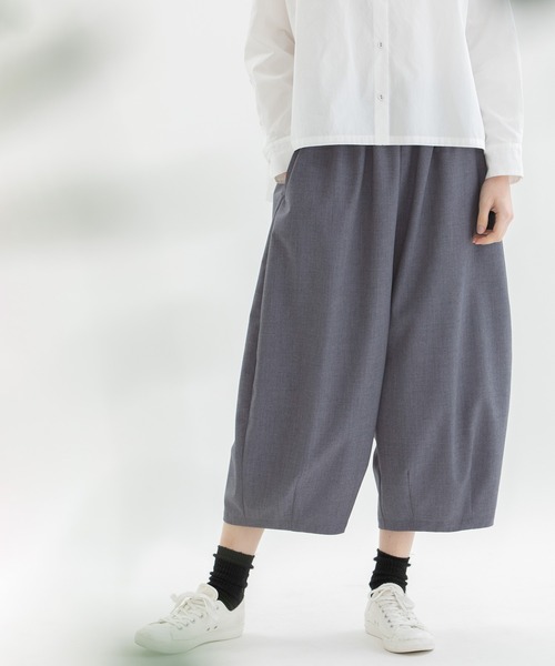 nop de nod(ノップドゥノッド)の「Pomme トロ サルエルパンツ(その他パンツ・レディース・ブラック/グレー/ダークグレー・3)」の9枚目の写真