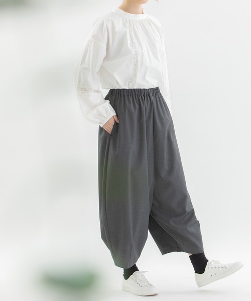 nop de nod(ノップドゥノッド)の「Pomme トロ サルエルパンツ(その他パンツ・レディース・ブラック/グレー/ダークグレー・3)」の12枚目の写真