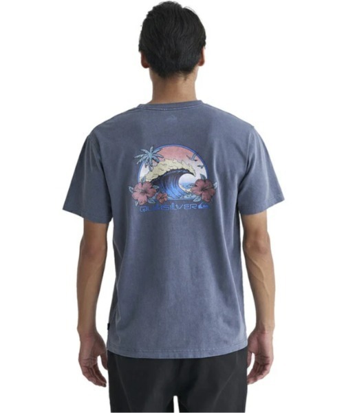 Quiksilver（クイックシルバー）の「RIDING TODAY ST/クイックシルバーバックプリントレギュラーフィット半袖Tシャツ（Tシャツ/カットソー・メンズ・チャコールグレー/イエロー/ホワイト/ネイビー・MEDIUM/X-LARGE/LARGE/SMALL）」の8枚目の写真