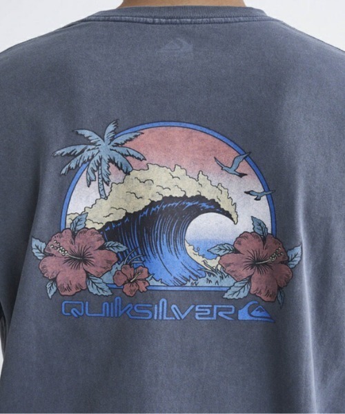 Quiksilver（クイックシルバー）の「RIDING TODAY ST/クイックシルバーバックプリントレギュラーフィット半袖Tシャツ（Tシャツ/カットソー・メンズ・チャコールグレー/イエロー/ホワイト/ネイビー・MEDIUM/X-LARGE/LARGE/SMALL）」の11枚目の写真