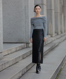 Leja（レジャ）の「【LEJA】オフショルダーニットトップス 20代 30代（ニット/セーター）」