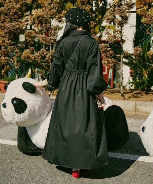 セール】【クティールとレトロ】マルチウェイつけ襟付きワンピース