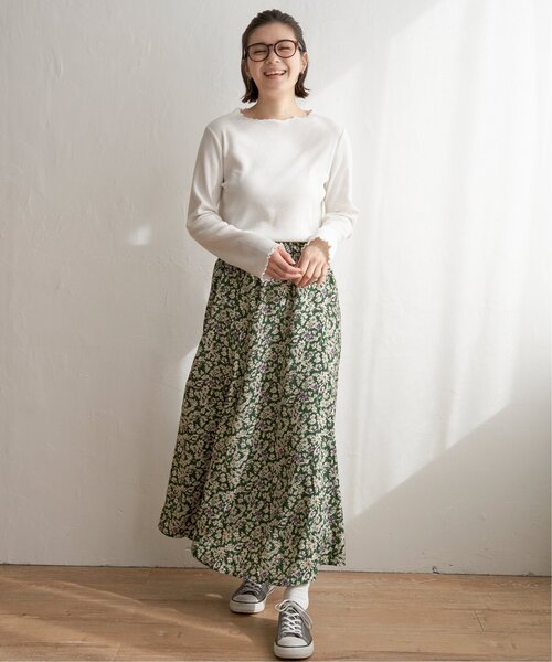 LBC(エルビーシー)の「サンカクテレコメローロンT(Tシャツ/カットソー・レディース・ブラック/その他7/ホワイト・M/L)」の6枚目の写真