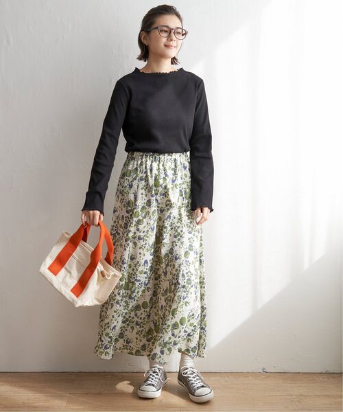 LBC(エルビーシー)の「サンカクテレコメローロンT(Tシャツ/カットソー・レディース・ブラック/その他7/ホワイト・M/L)」の8枚目の写真