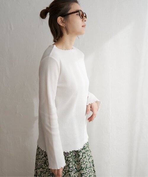 LBC(エルビーシー)の「サンカクテレコメローロンT(Tシャツ/カットソー・レディース・ブラック/その他7/ホワイト・M/L)」の11枚目の写真