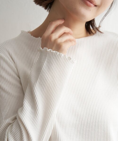 LBC(エルビーシー)の「サンカクテレコメローロンT(Tシャツ/カットソー・レディース・ブラック/その他7/ホワイト・M/L)」の15枚目の写真