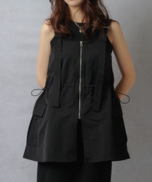 Lull | 【Lull / ルル】待望の再入荷！★ミリタリージップベスト(キャミソール)