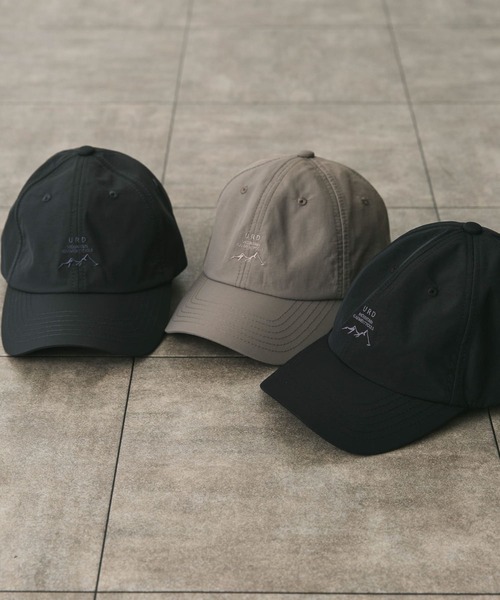 URBAN RESEARCH DOORS（アーバンリサーチドアーズ）の「URD ナイロン刺繍CAP（キャップ・メンズ・ベージュ系その他/ブラック/チャコールグレー・-）」の6枚目の写真