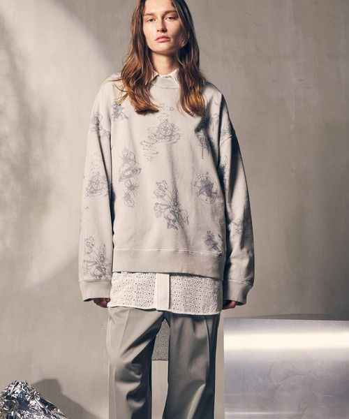 MAISON SPECIAL タトゥープリントスウェット MAISON SPECIAL（メゾンスペシャル）の「《UNISEX》Prime-Over Tattoo