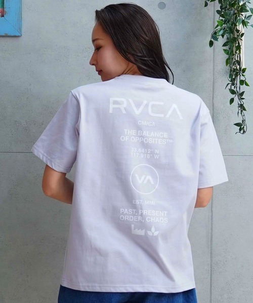 RVCA（ルーカ）の「【ムラサキスポーツ限定】RVCA/ルーカ Tシャツ バックプリント Tシャツ BE043-P20（Tシャツ/カットソー・レディース・ライトブルー/ブラック/ライトパープル/スミクロ/ホワイト・L/M/S）」の5枚目の写真