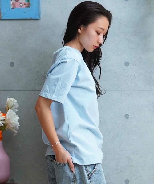 RVCA（ルーカ）の「【ムラサキスポーツ限定】RVCA/ルーカ Tシャツ バックプリント Tシャツ BE043-P20（Tシャツ/カットソー・レディース・ライトブルー/ブラック/ライトパープル/スミクロ/ホワイト・L/M/S）」の15枚目の写真