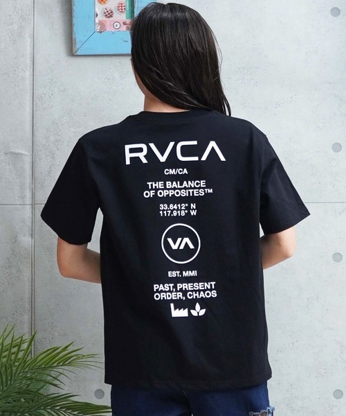 【RVCA】バックプリント Tシャツ★レアなトレンドアイテム♪ RVCA】バックプリント Tシャツ バンダナ柄☆色違い複数あり