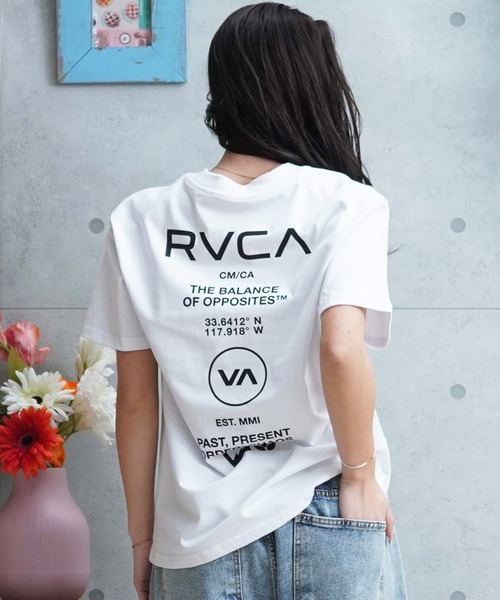 RVCA（ルーカ）の「【ムラサキスポーツ限定】RVCA/ルーカ Tシャツ バックプリント Tシャツ BE043-P20（Tシャツ/カットソー・レディース・ライトブルー/ブラック/ライトパープル/スミクロ/ホワイト・L/M/S）」の9枚目の写真