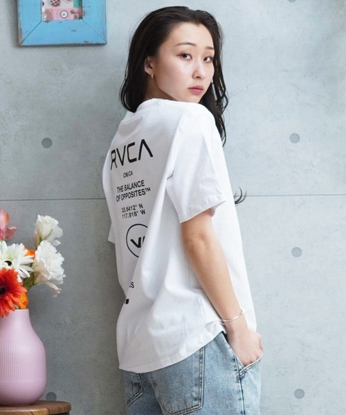 RVCA（ルーカ）の「【ムラサキスポーツ限定】RVCA/ルーカ Tシャツ バックプリント Tシャツ BE043-P20（Tシャツ/カットソー・レディース・ライトブルー/ブラック/ライトパープル/スミクロ/ホワイト・L/M/S）」の10枚目の写真