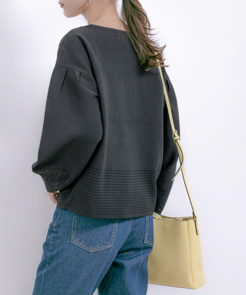 Jayro(ジャイロ)の「たて型ミニショルダーバッグ(ショルダーバッグ・レディース・ホワイト系その他/ベージュ/イエロー/ブラック・FREE)」の16枚目の写真