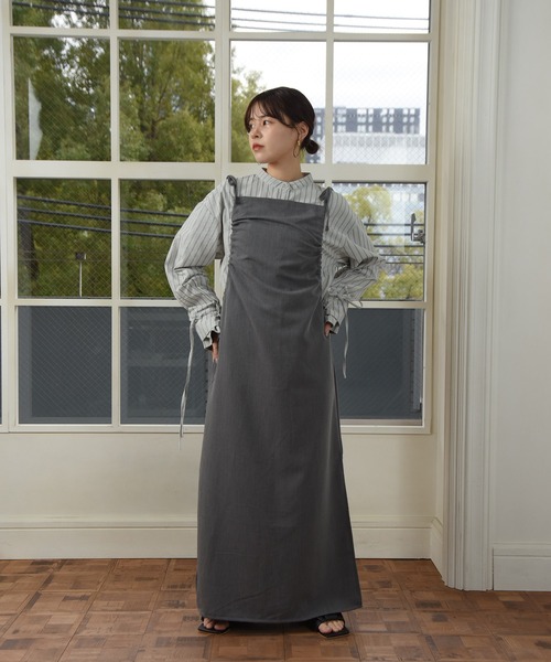 lawgy（ラウジー）の「multiway double point stripe shirt / マルチ 