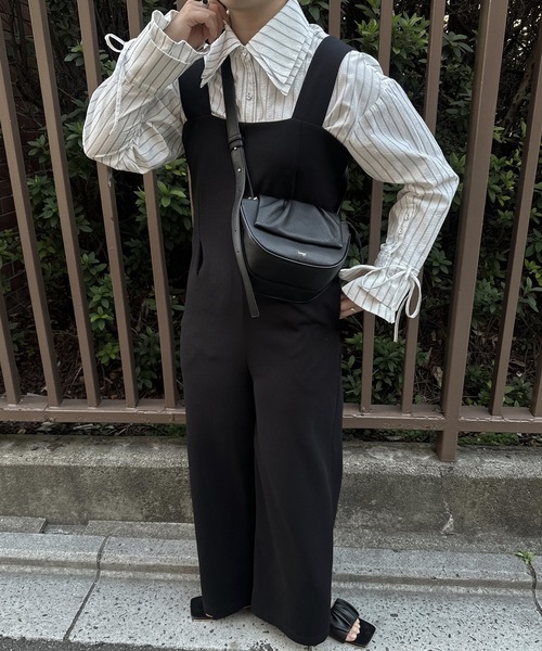 lawgy（ラウジー）の「multiway double point stripe shirt