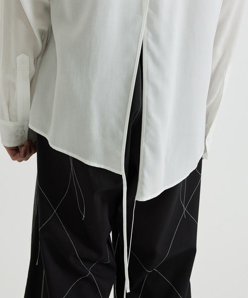 sulvam(サルバム)の「【sulvam / サルバム】MT-B06-010 L/S SHIRT(シャツ/ブラウス・メンズ・ホワイト/ブラック・S/M)」の5枚目の写真