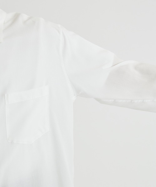 sulvam(サルバム)の「【sulvam / サルバム】MT-B06-010 L/S SHIRT(シャツ/ブラウス・メンズ・ホワイト/ブラック・S/M)」の6枚目の写真