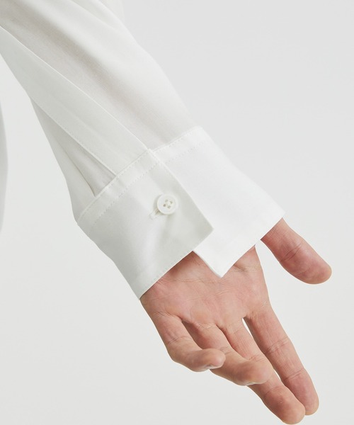 sulvam(サルバム)の「【sulvam / サルバム】MT-B06-010 L/S SHIRT(シャツ/ブラウス・メンズ・ホワイト/ブラック・S/M)」の9枚目の写真