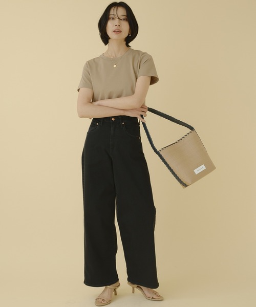 BARNYARDSTORM（バンヤードストーム）の「BARNYARDSTORM / 【ADD CULUMN】ワンハンドルバッグ（ショルダーバッグ・レディース・ネイビー/ホワイト・FREE）」の7枚目の写真