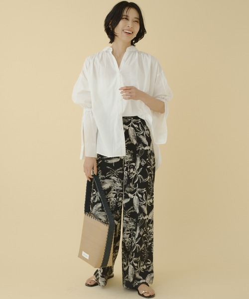 BARNYARDSTORM（バンヤードストーム）の「BARNYARDSTORM / 【ADD CULUMN】ワンハンドルバッグ（ショルダーバッグ・レディース・ネイビー/ホワイト・FREE）」の4枚目の写真