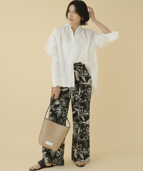 BARNYARDSTORM（バンヤードストーム）の「BARNYARDSTORM / 【ADD CULUMN】ワンハンドルバッグ（ショルダーバッグ・レディース・ネイビー/ホワイト・FREE）」の5枚目の写真