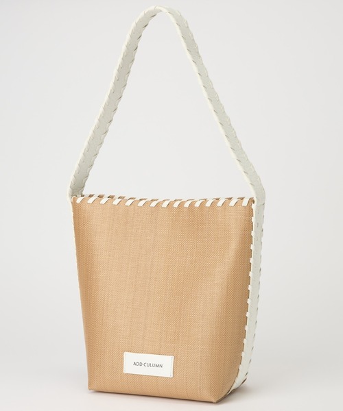 BARNYARDSTORM（バンヤードストーム）の「BARNYARDSTORM / 【ADD CULUMN】ワンハンドルバッグ（ショルダーバッグ・レディース・ネイビー/ホワイト・FREE）」の3枚目の写真