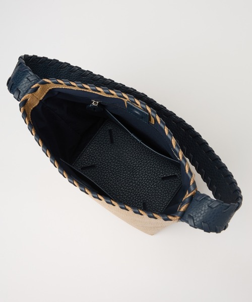 BARNYARDSTORM（バンヤードストーム）の「BARNYARDSTORM / 【ADD CULUMN】ワンハンドルバッグ（ショルダーバッグ・レディース・ネイビー/ホワイト・FREE）」の13枚目の写真