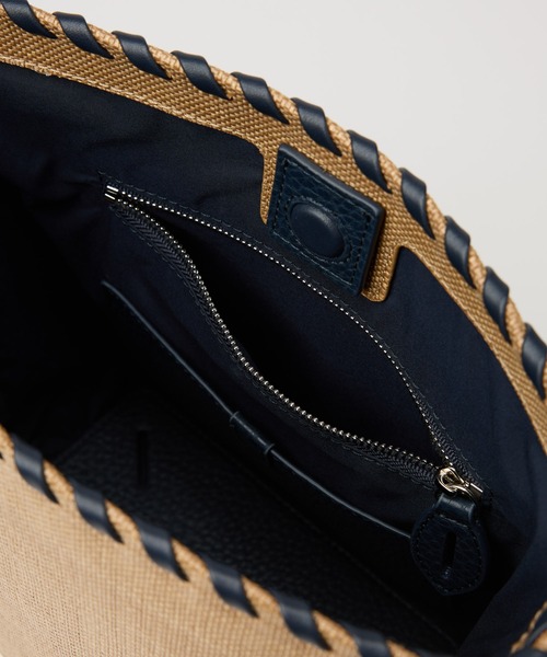 BARNYARDSTORM（バンヤードストーム）の「BARNYARDSTORM / 【ADD CULUMN】ワンハンドルバッグ（ショルダーバッグ・レディース・ネイビー/ホワイト・FREE）」の12枚目の写真