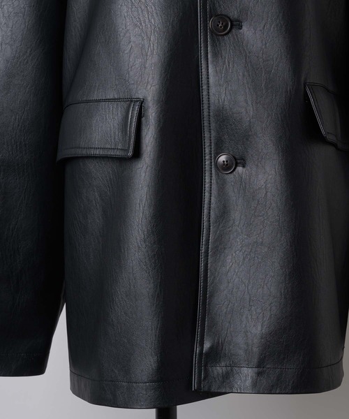 GIUNON（ジウノン）の「leather jacket / レザージャケット（その他アウター・レディース・ブラック・FREE）」の7枚目の写真