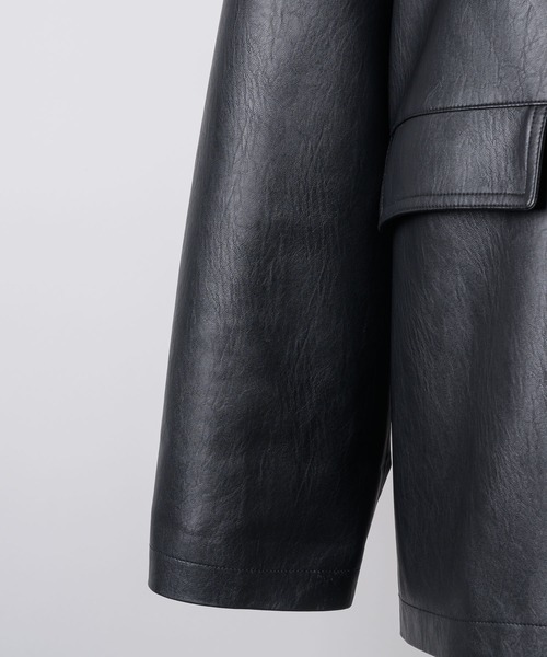 GIUNON（ジウノン）の「leather jacket / レザージャケット（その他アウター・レディース・ブラック・FREE）」の8枚目の写真