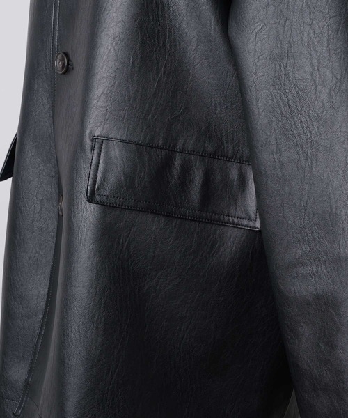 GIUNON（ジウノン）の「leather jacket / レザージャケット（その他アウター・レディース・ブラック・FREE）」の9枚目の写真