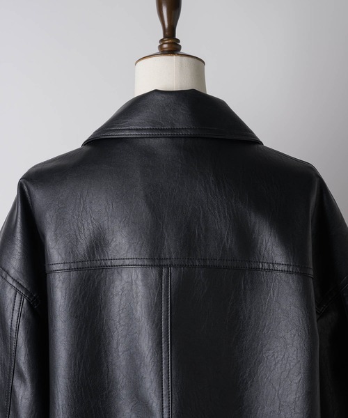 GIUNON（ジウノン）の「leather jacket / レザージャケット（その他アウター・レディース・ブラック・FREE）」の10枚目の写真