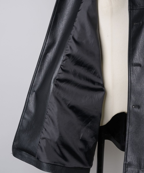 GIUNON（ジウノン）の「leather jacket / レザージャケット（その他アウター・レディース・ブラック・FREE）」の12枚目の写真