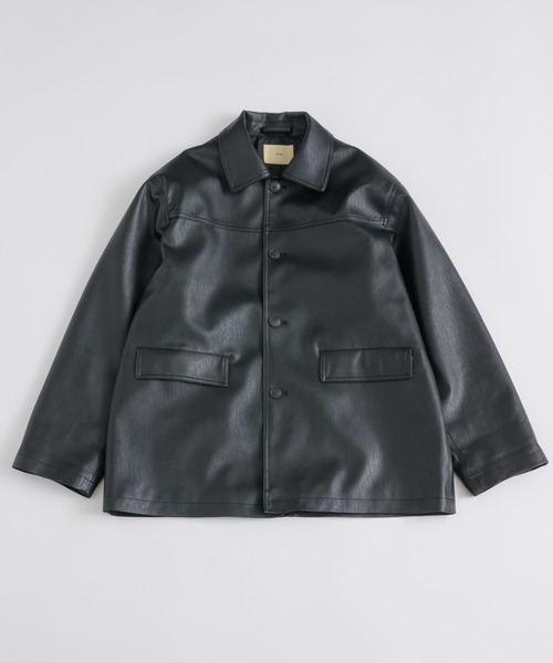 GIUNON（ジウノン）の「leather jacket / レザージャケット（その他アウター・レディース・ブラック・FREE）」の13枚目の写真